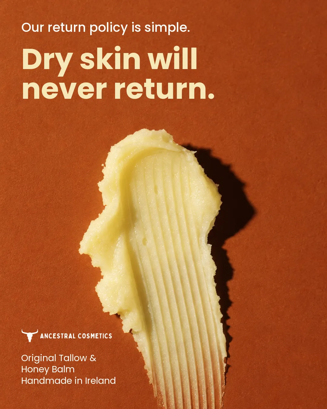 Static ad: Dry skin will never return